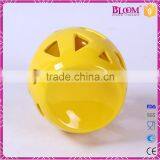 Ceramic Craft Hollow Out Desgin Yellow Incense Burner thumbnail-4