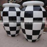 Large Fiberglass Modern Garden Pot thumbnail-2