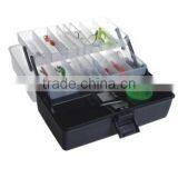 Wholesale Plastic Mutilayer Tool Boxes Screws and Nails/ Clear Plastic Storage Box Divider With Handle thumbnail-1