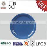 Solid Color Wholesale Plastic Cheap Custom Melamine Plate for Dinner thumbnail-1