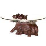 2016 Hot Selling Popular Designs Bronze Elephant Sculpture Coffee Table thumbnail-2