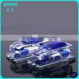 Decorative Wholesale Fashion Blue Crystal Perfume Bottle With Car Model thumbnail-1