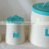 3 Size Large,medium,small Assorted Bread Bin Tea Coffee Sugar Set Storage Jar thumbnail-1