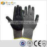 15 Gauge Nylone Nitrile Foam PVC Dotted Knite Gloves thumbnail-1