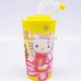 PP Hotsale Customer Request Color Plastic 3D Lenticular Cup