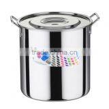30-60cm 12pcs Stainless Steel With Lid Kitchen Multi Equipment Used Stock Pot thumbnail-1