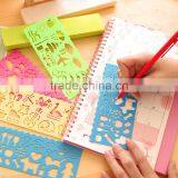 China Hot Wholesale Cheap Plastic Painting Stencil Ruler for Sale thumbnail-1