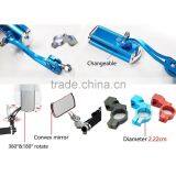 Pair Aluminum Bike Mirror Mountain Bicycle Rearview Handlebar End Rear Back View thumbnail-3