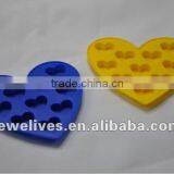 2013 Fashion Heart Shape Silicone Ice Cube Tray thumbnail-1
