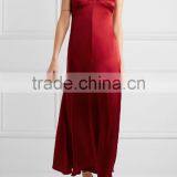 Slip-Style Sexy Nighty Silk Maxi Dresses Ladies Night Long Evening Party Wear Gown 2016 HSD5806 thumbnail-3