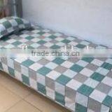 Plain Best Selling Twin White Bed Sheet for College Student thumbnail-4