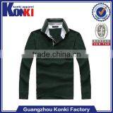 High Visibility Cheap Cotton Long Sleeve Polo Tshirt thumbnail-1