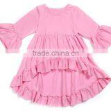 Wholesale Baby Cotton Blouse Boutique Children Cotton Ruffle Top Kids Autumn& Fall Clothes thumbnail-1