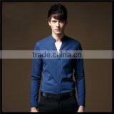 New Model Reaction Plain Royal Blue Shirt Collar Interlining