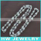 Bullet Chain, 36inch, Bling Bling Jewelry Necklace, Hip Hop Men Necklace,, Ice Out Jewelry,HWNE90317 thumbnail-3