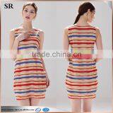 Latest Lurexr Multi Sleeveless Ladies Crochet Casual Dress thumbnail-1