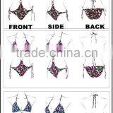 Women's Sexy Nylon Spandex One Piece With Golden Accessories Swimwear.