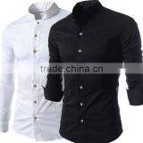 Factory Supply Cheap Long Sleeve Men White Business Dress Shirt thumbnail-1