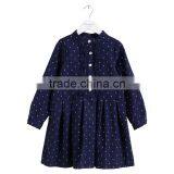 S17620A Girls Boutique Clothing Ruffle Dresses Long Sleeve Girls Outfit Dress thumbnail-3