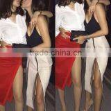 Runwaylover 5150 Sexy Europea Hot Waist 2 High Slit Sexy Skirt thumbnail-3