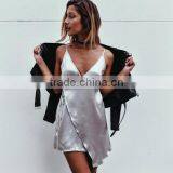 Runwaylover Oem Service Ladies Strap Silk Slim Party Dress thumbnail-1