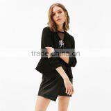 2017 Custom Designs Women Leisure 3/4 Sleeve Blazer Jacket thumbnail-6