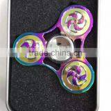 Copper Two Leaves Fingertip Gyro thumbnail-2