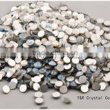 White Opal Nail Art Glass Rhinestone Silver Flat Back Rhinestones thumbnail-1