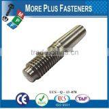 Made in Taiwan Metric Threaded End Steel Low Carbon Steel Plain Stoner Front Sight Taper Pin thumbnail-1