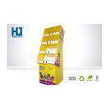 Eco Friendly Electronic Watch Cardboard Floor Display Rack For Supermarket / Shop