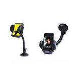 Windshield Mobile Phone Mini Universal Car Mount Holder Yellow For GPS MP4 thumbnail-1