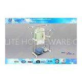 Handy Elastic Collapsible Double Pole Clothes Rack / Retail Clothing Racks for Commercial thumbnail-1