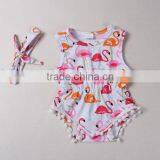 Baby Clothing Wholesale Flamingo Print Sleeveless Childrens Romper Import Baby Romper China thumbnail-2