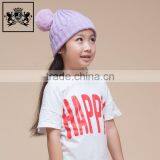 Factory Direct Rabbit Fur Removable Fur Bobble Winter Double Pom Crochet Kids Hat thumbnail-3