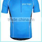 100% Polyester Cycling Short Sleeve Shorts Downhill Jersey Half-zipper Cycling Shorts thumbnail-2