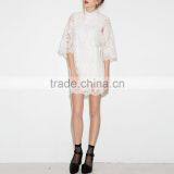 Fashion Women Elegant Crochet Ghana Lace Dress Styles Ladies Latest Sexy Evening Party Mini Dresses thumbnail-4