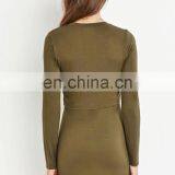 Cheap Price Women Long Sleeve Sexy Tight Mini Layered Dress thumbnail-4