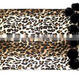Paiseley Design Shawl With Fur Balls in Mexico thumbnail-4