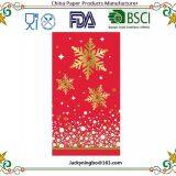 10x10 Inch 3 Ply Foil Hot Stamp Paper Luncheon Napkins Cocktail Beverage Paper Napkins for Christmas Party thumbnail-1