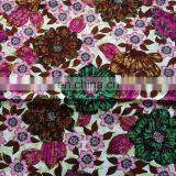 viscose/rayon print fabric