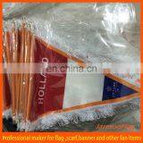 Custom Hanging Suction Cup Flag With Fringe