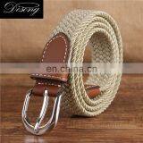 Hot Sale Fashion Brown Promotion Overalls Weave Stretch Belt With Pin Buckle thumbnail-2
