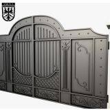 Wrougnt Iron Driveway Gate Designs thumbnail-3