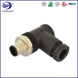 IP67 250V Field Installable 90° Screw-In Screw Type 3Pin 6-8 for Communication equipment harness