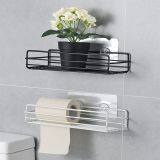 Japanese-style Wrought Iron Wall-mounted Racks Bathroom/kitchen Storage Rack Storage Shelf Shower thumbnail-3