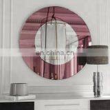 wall decorative irregular shaped double coated silver mirror