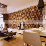 Paved Really Simple Curve Flocking Velvet Sofa Background TV Den Bedroom Marriage Room -3d Wall Paper Designer Wallpaper thumbnail-5