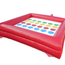 Popular Kids Outdoor Inflatable Track for Twister Game,color Dot Game for Adults
