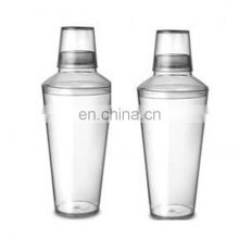 550 Ml Plastic Cocktail Shaker Set with High Quality