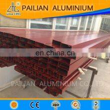 Export Quality Wood Grain Aluminium Square Tube Profile,6063 t5 6061 t6 Fluorocarbon Coating Aluminium Profile Guangdong Factory thumbnail-2